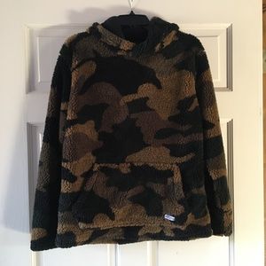Black Jack Retro Camo Sherpa Hoodie
